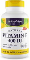 Vitamina E 400 UI Healthy Origins 180 cápsulas gelatinosas naturais não transgênicas Vitamina E 400 UI Healthy Origins 180 cápsulas gelatinosas naturais não transgênicas