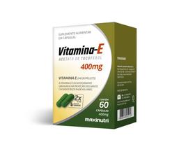 Vitamina E 400mg 60 cáps - MaxiNutri