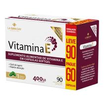 Vitamina E 400ui - 90 Cápsulas - La San Day Vitamina E 400ui - 90 Cápsulas - La San Day