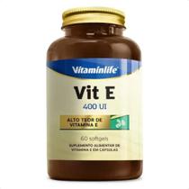 Vitamina E 400UI Vit E 45 Capsulas Vitaminlife