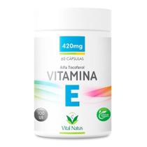 Vitamina E 420mg Vital Natus - 60 Cápsulas