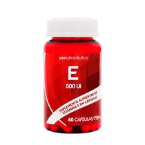 Vitamina E 500 UI 60 Cápsulas Yenutracêutica Qualidade + Economia