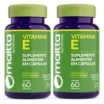 Vitamina E 60caps 1 ao dia Maltta Kit 2 Frascos