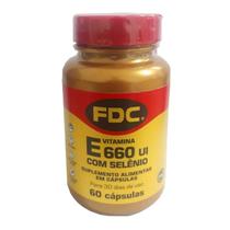 Vitamina E 660ui + Selênio FDC 60 Cápsulas