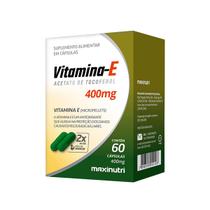 Vitamina E Antioxidante 400mg - 60 Capsulas - Maxinutri