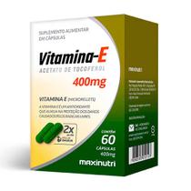 Vitamina E Antioxidante 400mg 60 Capsulas Maxinutri
