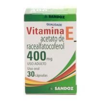 Vitamina e sandoz 30 cápsulas 400 mg
