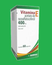 Vitamina e sandoz 400mg 60 cápsulas Vitamina e sandoz 400mg 60 cápsulas