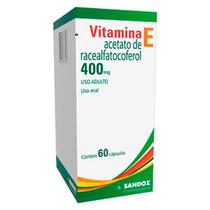 Vitamina e sandoz 400mg 60 cápsulas