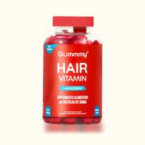 Vitamina Hair cabelos e unhas Gummmy 60 Gomas 180g sabor Morango