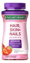 Vitamina Hair Skin Nails Gummies 2x Biotina 6000mcg 230gomas