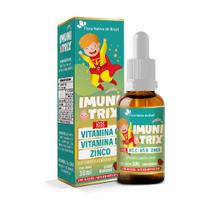 Vitamina Infantil Kids Imunitrix 30ml sabor morango Flora Nativa