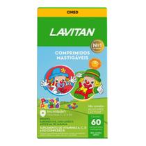 Vitamina Infantil Lavitan Mastigável Verde 60 Cpr Cimed