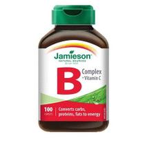 Vitamina Jamieson Complexo B com Vitamina C 100 comprimidos