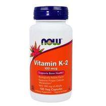 Vitamina K2 100mcg 100 Cápsulas - Now Foods