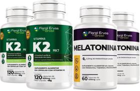 Vitamina k2 120 cápsulas + Suplemento sono 60 cápsulas 1 frasco cada