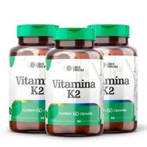 Vitamina K2 Com 60 Cápsulas Kit 3 Potes