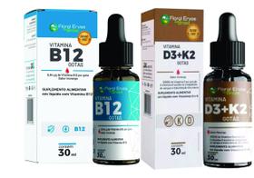 Vitamina K2 + D3 2000ui + Vitamina B12 Metilcobalamina 30 ML 1 Frasco de cada