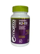 Vitamina K2 + D3 Com 60 Cápsulas Maltta Vitamina K2 + D3 Com 60 Cápsulas Maltta