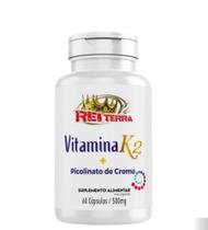 Vitamina K2 + D3 Suplemento Essencial para Ossos e Imunidade 60 Cápsulas de 500mg