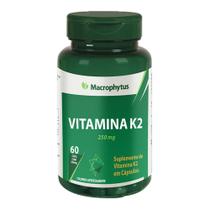 Vitamina k2 menaquinona 250mg macrophytus - 60caps