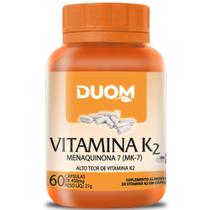 Vitamina k2 menaquinona 7 mk-7 apenas 1 cápsula ao dia 60 capsulas - duom Vitamina k2 menaquinona 7 mk-7 apenas 1 cápsula ao dia 60 capsulas - duom