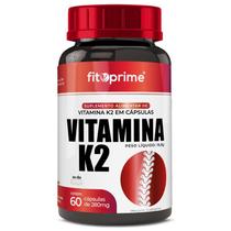 Vitamina K2 Menaquinona Com 60 Cápsulas Fitoprime