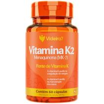 Vitamina k2 menaquinona mk-7 1 cápsula ao dia 100% idr 60 cápsulas - videira7