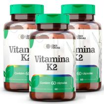 Vitamina K2 MK-7 500mg 60 Cáps Saúde Óssea e Cardiovascular Guia do Cálcio para os Ossos Alta Vitamina K2 MK-7 500mg 60 Cáps Saúde Óssea e Cardiovascular Guia do Cálcio para os Ossos Alta