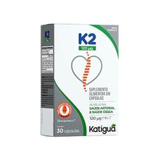 Vitamina K2, Mk-7, Menaquinona-7 30 Cápsulas Katigua