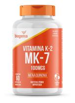 Vitamina K2 Mk-7, ( Mk7 ) 60 Cáps, 100 Mcg, Biogens