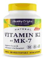 Vitamina K2 Mk7 100 Mcg 180 Caps Healthy Origins Importado