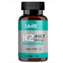 Vitamina k2 mk7 149mcg 60 cápsula - uvits