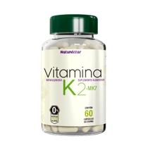 Vitamina K2 - Mk7 60 Cápsulas Menaquinona 140mcg Pura