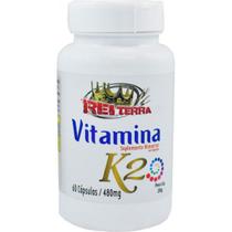 Vitamina K2 Mk7 Menaquinona 480 mg 60 Cápsulas Rei Terra