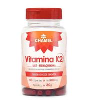 Vitamina K2 MK7 Menaquinona 500mg 60 capsulas - Chamel