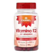 Vitamina K2 MK7 Menaquinona 60 cápsulas de 500 mg Chamel