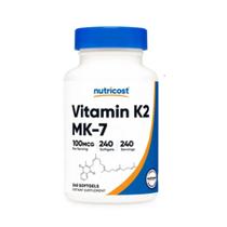 Vitamina K2 MK7 NutriCost Fórmula Avançada 240 Softgels Vitamina K2 MK7 NutriCost Fórmula Avançada 240 Softgels