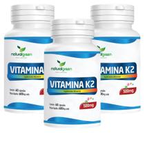 Vitamina K2 Natural Green 60 Cápsulas Kit Com 3 Unidades