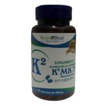 Vitamina k2 nutriblue 60caps mk7 menaquinona ossos fortes