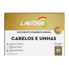 Vitamina Lavitan Para Cabelos e Unhas 30Cps - Cimed
