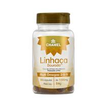 Vitamina Linhaça Dourada 1g 60 Cps - CHAMEL