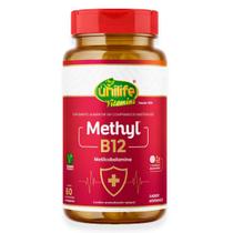 Vitamina Methyl B12 Unilife Morango 60 comprimidos Vitamina Methyl B12 Unilife Morango 60 comprimidos