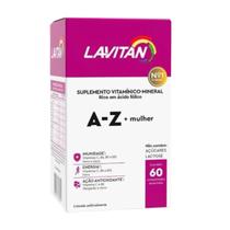 Vitamina Mulher de A Z com 60 cpr Lavitanc Vitamina Mulher de A Z com 60 cpr Lavitanc