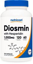 Vitamina Nutricost Diosmina 1000 mg Complexo 120 Cápsulas Vegan