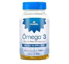Vitamina Ômega 3 Óleo De Peixe 60 Cápsulas 1000mg - Chamel Vitamina Ômega 3 Óleo De Peixe 60 Cápsulas 1000mg - Chamel