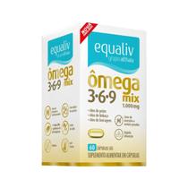 Vitamina Ômega Mix 3.6.9 1000mg Com 60 Caps - Equaliv
