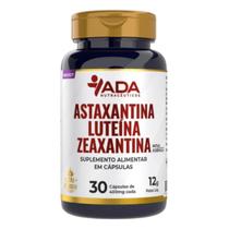 Vitamina Original Astaxantina Zeaxantina Luteína 30 cápsulas Original p/ Visão Sem Sabor 12g Natural