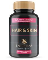 Vitamina para Cabelo Entre Elas Hair Skin 60 Comp 1000mg Sem Lactose Sem Açúcar Tratamento 60 dias