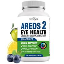 Vitamina para os olhos NEW AGE AREDS 2 com mirtilo 6000 mg de luteína 60 ct